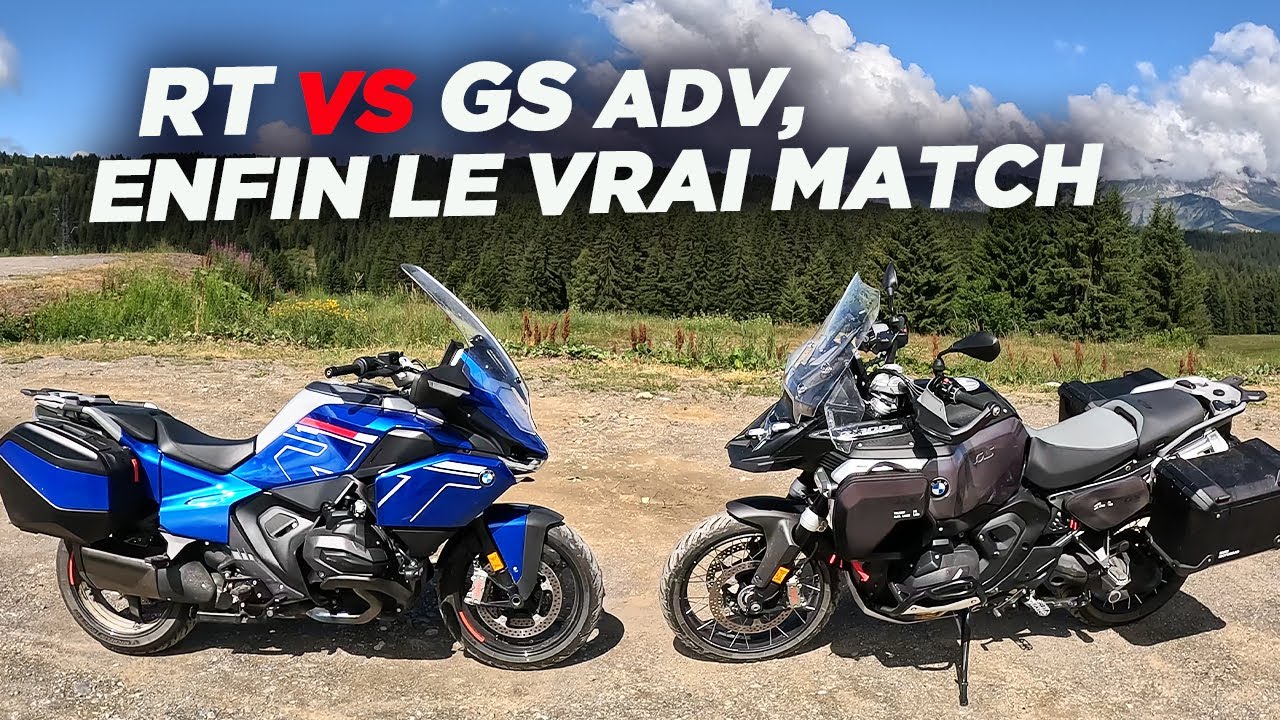BMW R1300 RT vs BMW R1300 GS Adventure : même moteur… mais pour quel usage ?