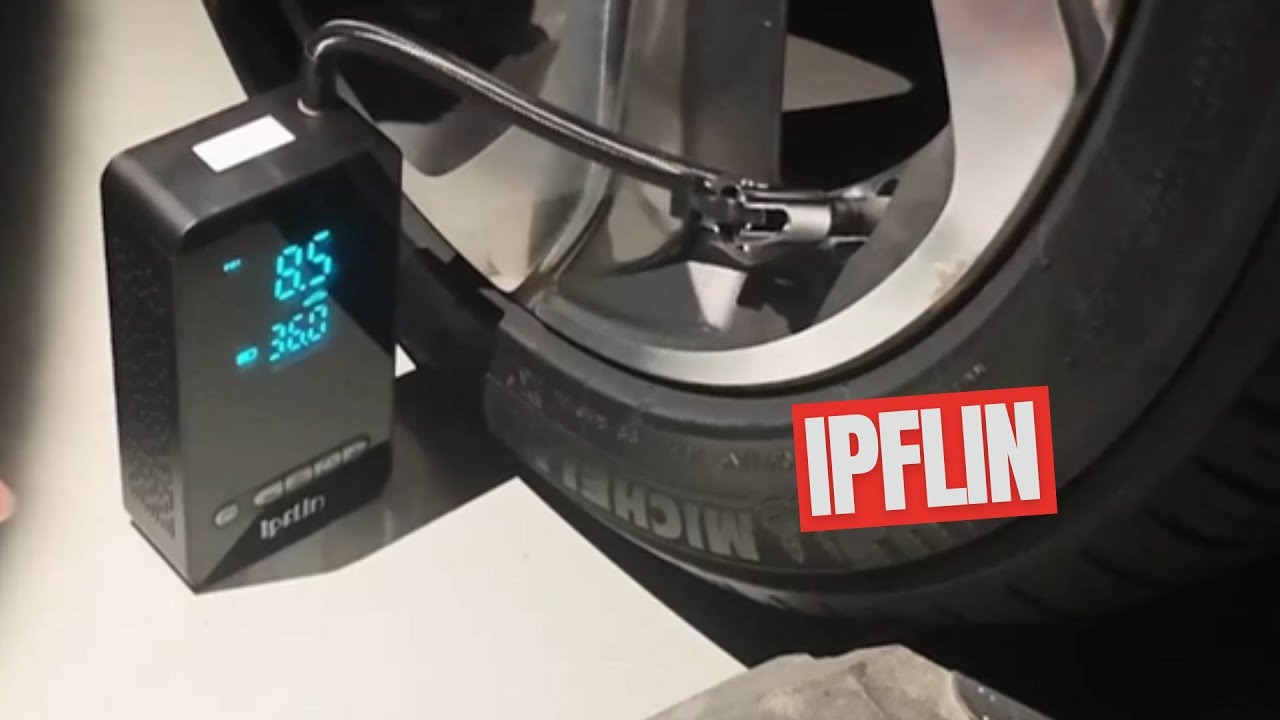 Découverte du Compresseur à Air Portatif Ipflin : Compact et Efficace pour Tous Vos Gonflages !
