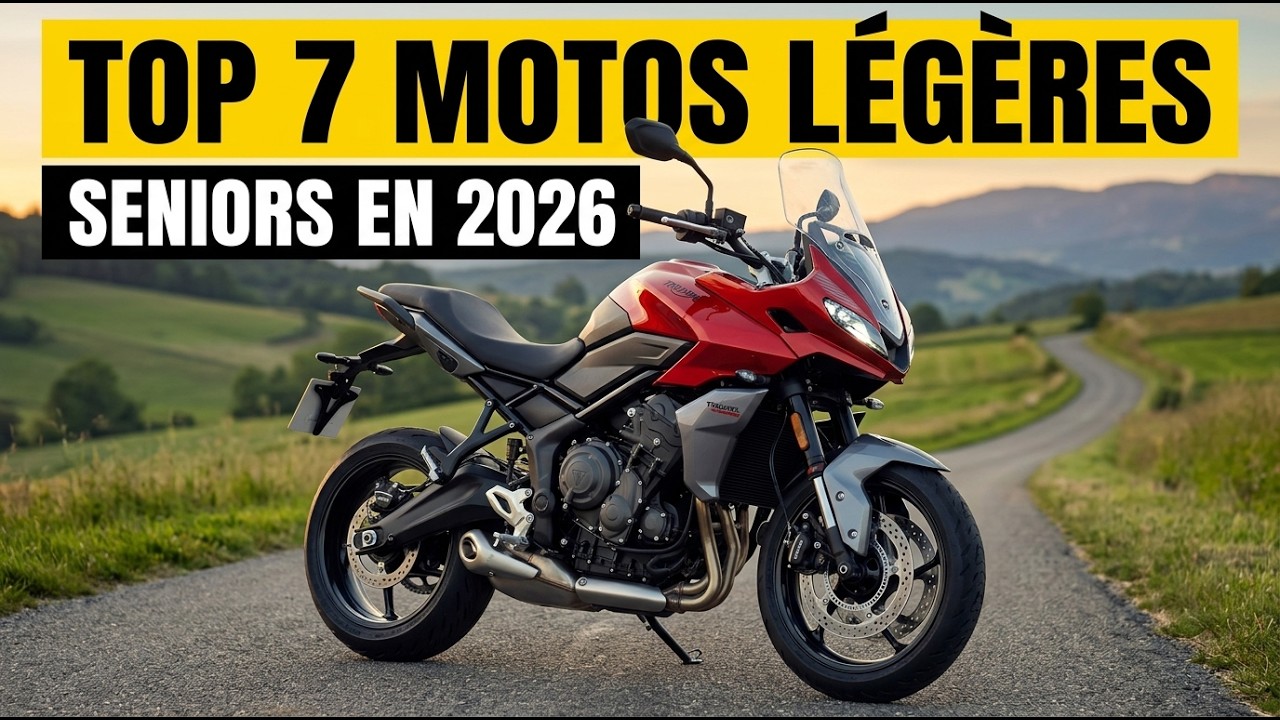 Top 7 des Motos Légères que les Motards Seniors Achètent en 2026