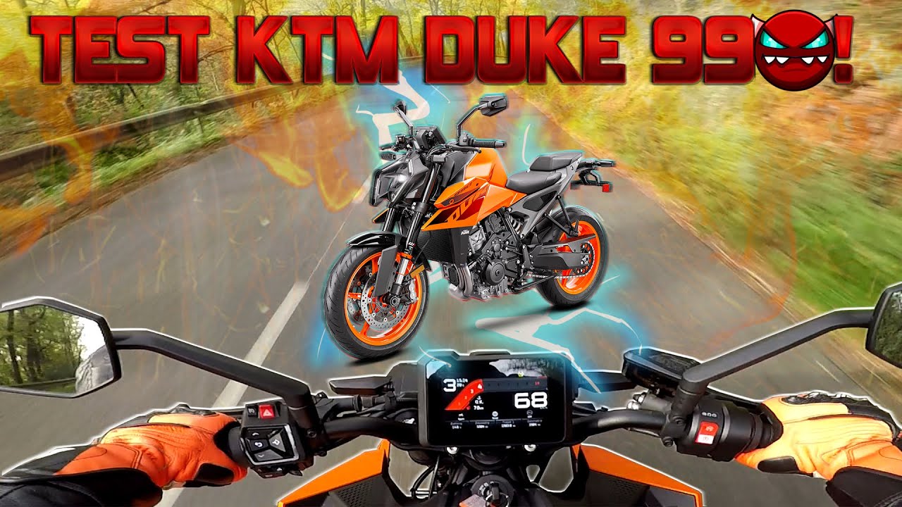 JE TESTE LA KTM DUKE 990 2024 !😍-UNE BOULE DE NERF !💥