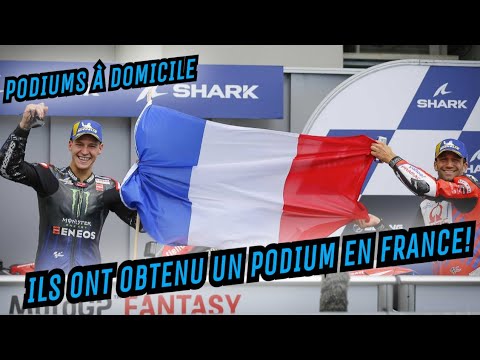 CES PILOTES FRANÇAIS SONT MONTÉ SUR UN PODIUM À DOMICILE EN MOTOGP!