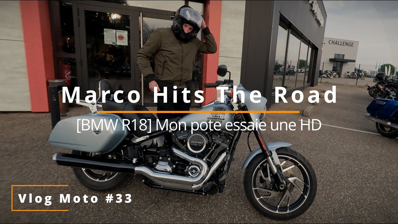 [Vlog Moto #33] [BMW R18] Mon pote essaie une HD