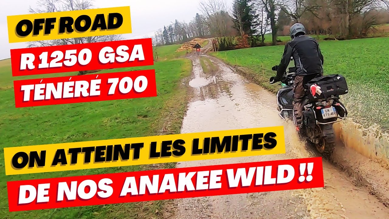 On atteint les limites de nos pneus Anakee Wild !! Ténéré 700, Extrême Edition, R1250 GSA. Offroad