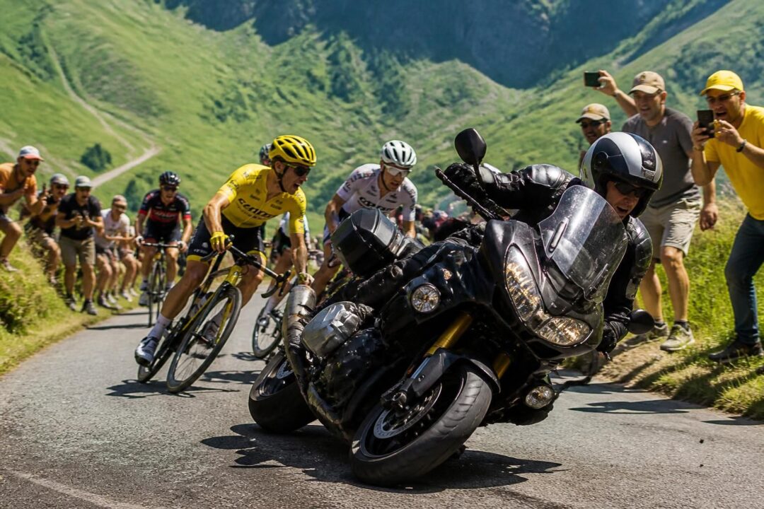 découvrez comment une erreur du motard a provoqué un incident lors du tour de france 2026, impactant le déroulement de cette grande course cycliste.