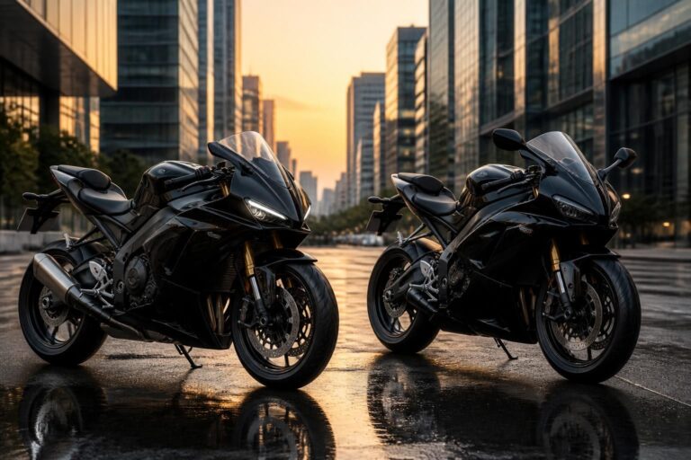 découvrez les principales différences entre la yamaha r9 (2025) et la r6 (2020) lors d'un comparatif complet au guidon. performances, design et technologies analysés pour choisir votre moto idéale.