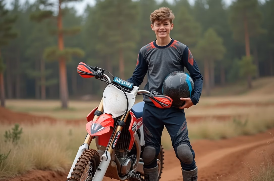 À seulement 13 ans, ce jeune prodige de la moto lutte contre les obstacles financiers pour réaliser son rêve