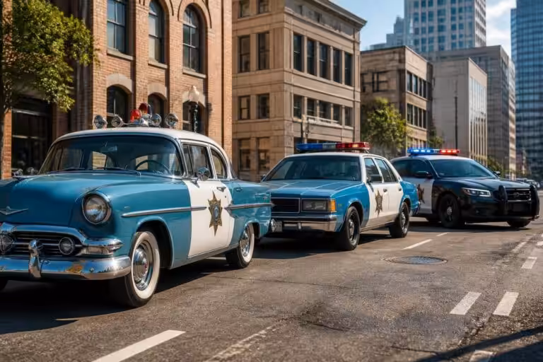 découvrez l'histoire fascinante et les différents modèles des voitures de police américaines, symboles de puissance et de technologie au service de la sécurité.